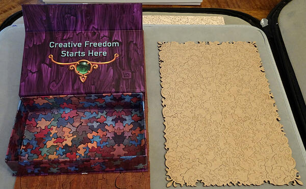 Inside Box, 200pc The Blue Dancer.