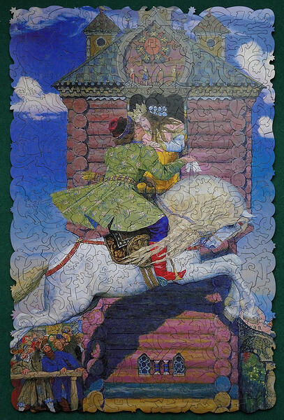 Sivka-Burka by Viktor Vasnetsov, 400pc Medieval Studio Cut