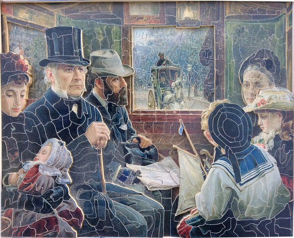 Grandpa TJ 543pc Omnibus Ride to Picadilly Circus