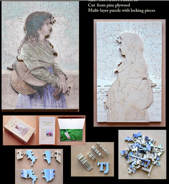 Katie the Young Rover, Collage John Stokes