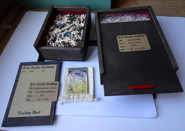 Two SrB Boxes with Record Card