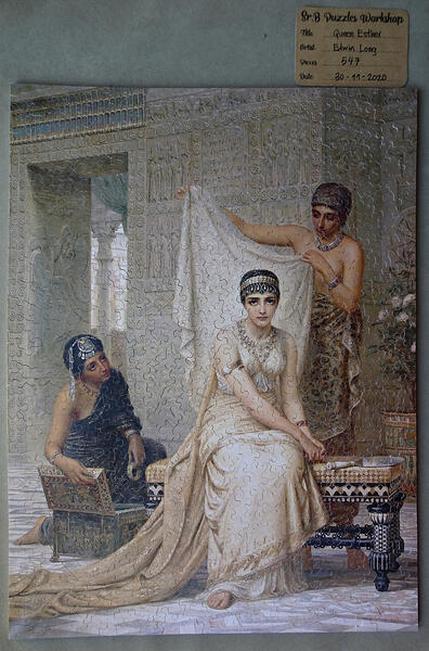 547pc Queen Esther by Edwin Longsden Long
