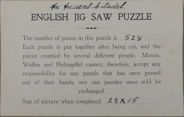 An Ancient Citadel (Label).JPG