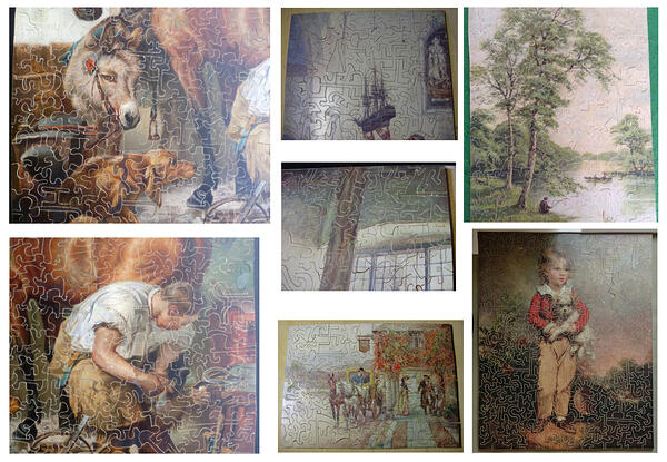 Comparison Pears Shoeing the Bay Mare & Five Known Patchwork Puzzles