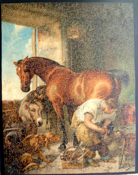 Shoeing the Bay Mare, John's Photo