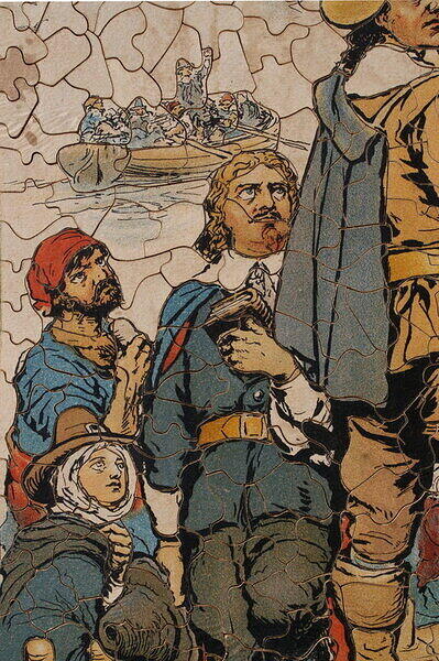 Landing of Pilgrim Fathers (detail 2).JPG