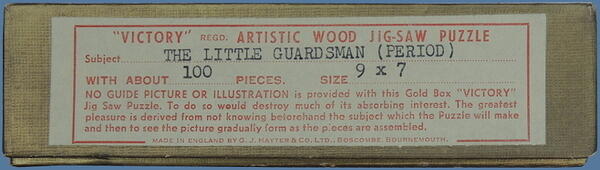 Little Guardsman (Period), The (Label)