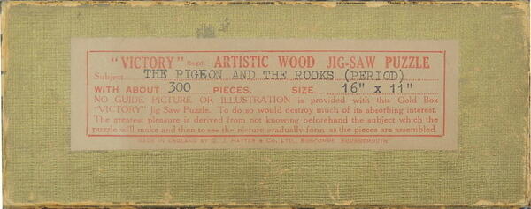 Pigeon and the Rooks (Label)