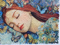 Detail Sleeping Beauty, 550pc Acrylic