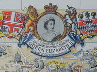 ROUTE MAP OF THE CORONATION OF H.M. QUEEN ELIZABETH II-60pce (Detail 1).JPG