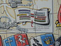 ROUTE MAP OF THE CORONATION OF H.M. QUEEN ELIZABETH II-60pce (Detail 2).JPG