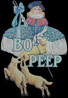 Bo Peep (black background)