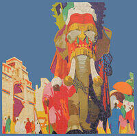 Elephant (Blue Background).JPG